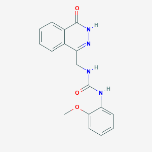 1-(2-methoxyphenyl)-3-[(4-oxo-3H-phthalazin-1-yl)methyl]urea