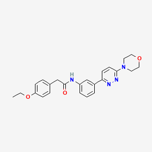 2-(4-ethoxyphenyl)-N-(3-(6-morpholinopyridazin-3-yl)phenyl)acetamide