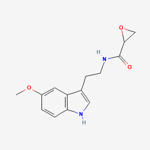 N-[2-(5-Methoxy-1H-indol-3-yl)ethyl]oxirane-2-carboxamide