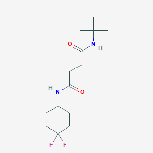N1-(tert-butyl)-N4-(4,4-difluorocyclohexyl)succinamide