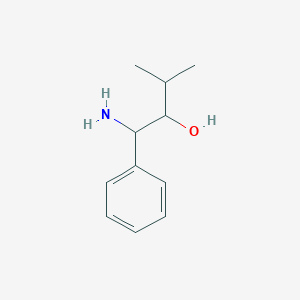 molecular formula C11H17NO B2765218 1-氨基-3-甲基-1-苯基丁醇 CAS No. 163266-14-6