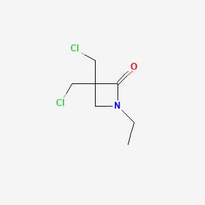 3,3-Bis(chloromethyl)-1-ethylazetidin-2-one