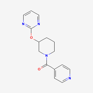 Pyridin-4-yl(3-(pyrimidin-2-yloxy)piperidin-1-yl)methanone
