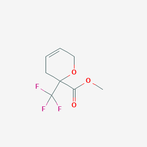 methyl 2-(trifluoromethyl)-3,6-dihydro-2H-pyran-2-carboxylate
