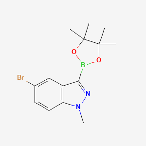5-Bromo-1-methylindazole-3-boronic acid, pinacol ester