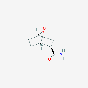 molecular formula C7H11NO2 B2765289 (1S,2R,4R)-7-氧杂双环[2.2.1]庚烷-2-甲酰胺 CAS No. 2307773-47-1