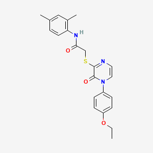 N-(2,4-dimethylphenyl)-2-[4-(4-ethoxyphenyl)-3-oxopyrazin-2-yl]sulfanylacetamide