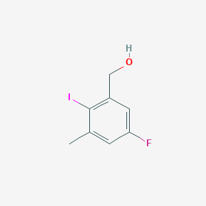 molecular formula C8H8FIO B2765314 (5-Fluoro-2-iodo-3-methylphenyl)methanol CAS No. 1221565-69-0