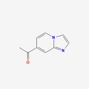 molecular formula C9H8N2O B2765319 1-(Imidazo[1,2-a]pyridin-7-yl)ethanone CAS No. 1036991-50-0