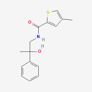 N-(2-hydroxy-2-phenylpropyl)-4-methylthiophene-2-carboxamide