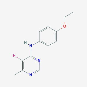 molecular formula C13H14FN3O B2765365 N-(4-Ethoxyphenyl)-5-fluoro-6-methylpyrimidin-4-amine CAS No. 2415468-48-1