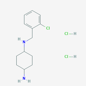 (1R*,4R*)-N1-(2-Chlorobenzyl)cyclohexane-1,4-diamine dihydrochloride