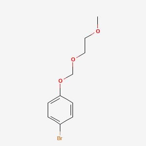 molecular formula C10H13BrO3 B2765388 1-Bromo-4-(2-methoxyethoxymethoxy)benzene CAS No. 1092563-27-3