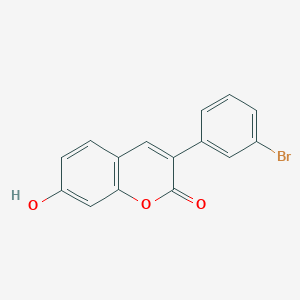 3-(3-Bromophenyl)-7-hydroxychromen-2-one