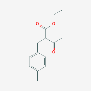 molecular formula C14H18O3 B2765395 乙酸-2-(4-甲基苯甲基)-3-氧代丁酸酯 CAS No. 14305-31-8