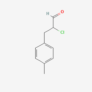 molecular formula C10H11ClO B2765411 2-Chloro-3-(4-methylphenyl)propanal CAS No. 807667-26-1