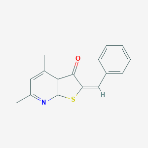 2-benzylidene-4,6-dimethylthieno[2,3-b]pyridin-3(2H)-one