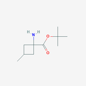B2765439 Tert-butyl 1-amino-3-methylcyclobutane-1-carboxylate CAS No. 2248291-15-6