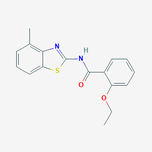 2-ethoxy-N-(4-methyl-1,3-benzothiazol-2-yl)benzamide