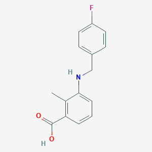 3-[(4-Fluorobenzyl)amino]-2-methylbenzoic acid