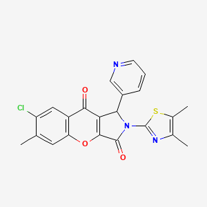 7-Chloro-2-(4,5-dimethylthiazol-2-yl)-6-methyl-1-(pyridin-3-yl)-1,2-dihydrochromeno[2,3-c]pyrrole-3,9-dione