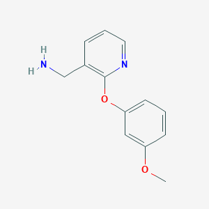 [2-(3-Methoxyphenoxy)pyridin-3-yl]methanamine