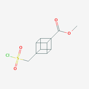 Methyl 4-(chlorosulfonylmethyl)cubane-1-carboxylate