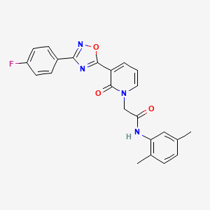 N-(2,5-dimethylphenyl)-2-(3-(3-(4-fluorophenyl)-1,2,4-oxadiazol-5-yl)-2-oxopyridin-1(2H)-yl)acetamide