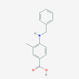 molecular formula C15H15NO2 B276552 4-(Benzylamino)-3-methylbenzoic acid 