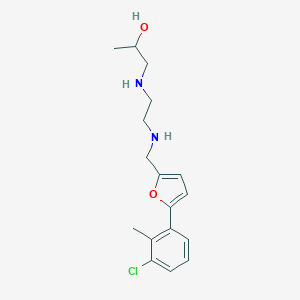 1-{[2-({[5-(3-Chloro-2-methylphenyl)furan-2-yl]methyl}amino)ethyl]amino}propan-2-ol