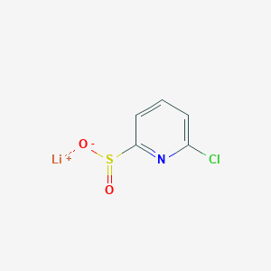 Lithium(1+) ion 6-chloropyridine-2-sulfinate