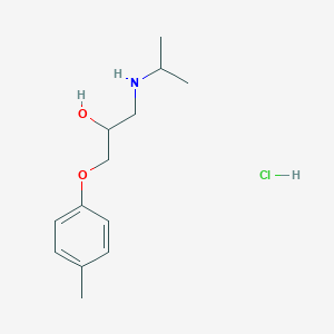 molecular formula C13H22ClNO2 B2765588 1-(Isopropylamino)-3-(p-tolyloxy)propan-2-ol hydrochloride CAS No. 2934-02-3