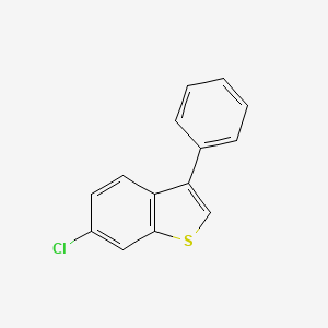 molecular formula C14H9ClS B2765598 6-Chloro-3-phenyl-1-benzothiophene CAS No. 147619-45-2