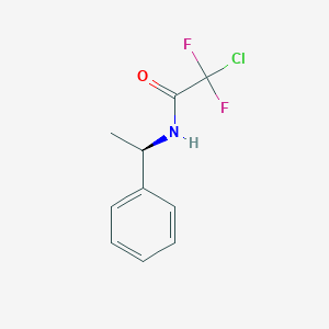 2-chloro-2,2-difluoro-N-[(1R)-1-phenylethyl]acetamide
