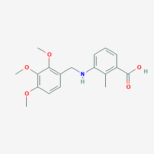 2-Methyl-3-[(2,3,4-trimethoxybenzyl)amino]benzoic acid