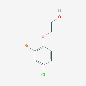 molecular formula C8H8BrClO2 B2765702 2-(2-Bromo-4-chlorophenoxy)ethan-1-ol CAS No. 98545-58-5