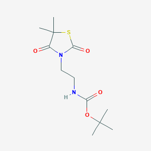 tert-Butyl (2-(5,5-dimethyl-2,4-dioxothiazolidin-3-yl)ethyl)carbamate