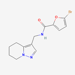 molecular formula C13H14BrN3O2 B2765787 5-bromo-N-((4,5,6,7-tetrahydropyrazolo[1,5-a]pyridin-3-yl)methyl)furan-2-carboxamide CAS No. 2034588-80-0