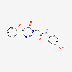 molecular formula C19H15N3O4 B2765793 N-(4-甲氧基苯基)-2-(4-氧代苯并噻二唑-3(4H)-基)乙酰胺 CAS No. 850371-54-9