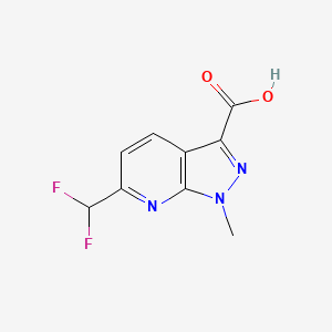 6-(difluoromethyl)-1-methyl-1H-pyrazolo[3,4-b]pyridine-3-carboxylic acid