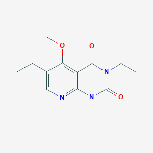 molecular formula C13H17N3O3 B2765854 3,6-二乙基-5-甲氧基-1-甲基吡啶并[2,3-d]嘧啶-2,4(1H,3H)-二酮 CAS No. 921488-68-8