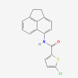 molecular formula C17H12ClNOS B2765855 5-chloro-N-(1,2-dihydroacenaphthylen-5-yl)thiophene-2-carboxamide CAS No. 391225-64-2