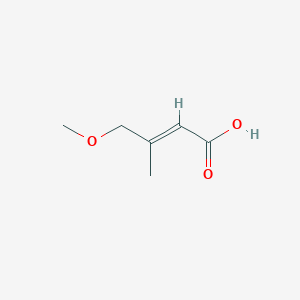 molecular formula C6H10O3 B2765860 4-Methoxy-3-methylbut-2-enoic acid CAS No. 61934-58-5