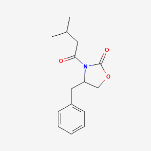 B2765868 4-Benzyl-3-(3-methylbutanoyl)-1,3-oxazolan-2-one CAS No. 104266-90-2; 1184917-40-5; 145589-03-3