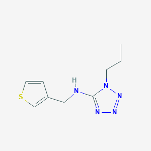 N-(1-propyl-1H-tetraazol-5-yl)-N-(3-thienylmethyl)amine