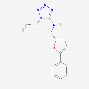 molecular formula C15H15N5O B276592 N-(1-allyl-1H-tetraazol-5-yl)-N-[(5-phenyl-2-furyl)methyl]amine 