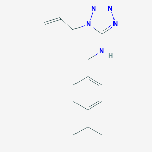 molecular formula C14H19N5 B276594 N-(1-allyl-1H-tetraazol-5-yl)-N-(4-isopropylbenzyl)amine 