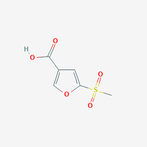 B2765947 5-Methanesulfonylfuran-3-carboxylic acid CAS No. 1520606-32-9