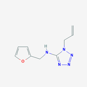N-(furan-2-ylmethyl)-1-(prop-2-en-1-yl)-1H-tetrazol-5-amine