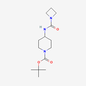 B2765961 Tert-butyl 4-[(azetidine-1-carbonyl)amino]piperidine-1-carboxylate CAS No. 1427987-06-1